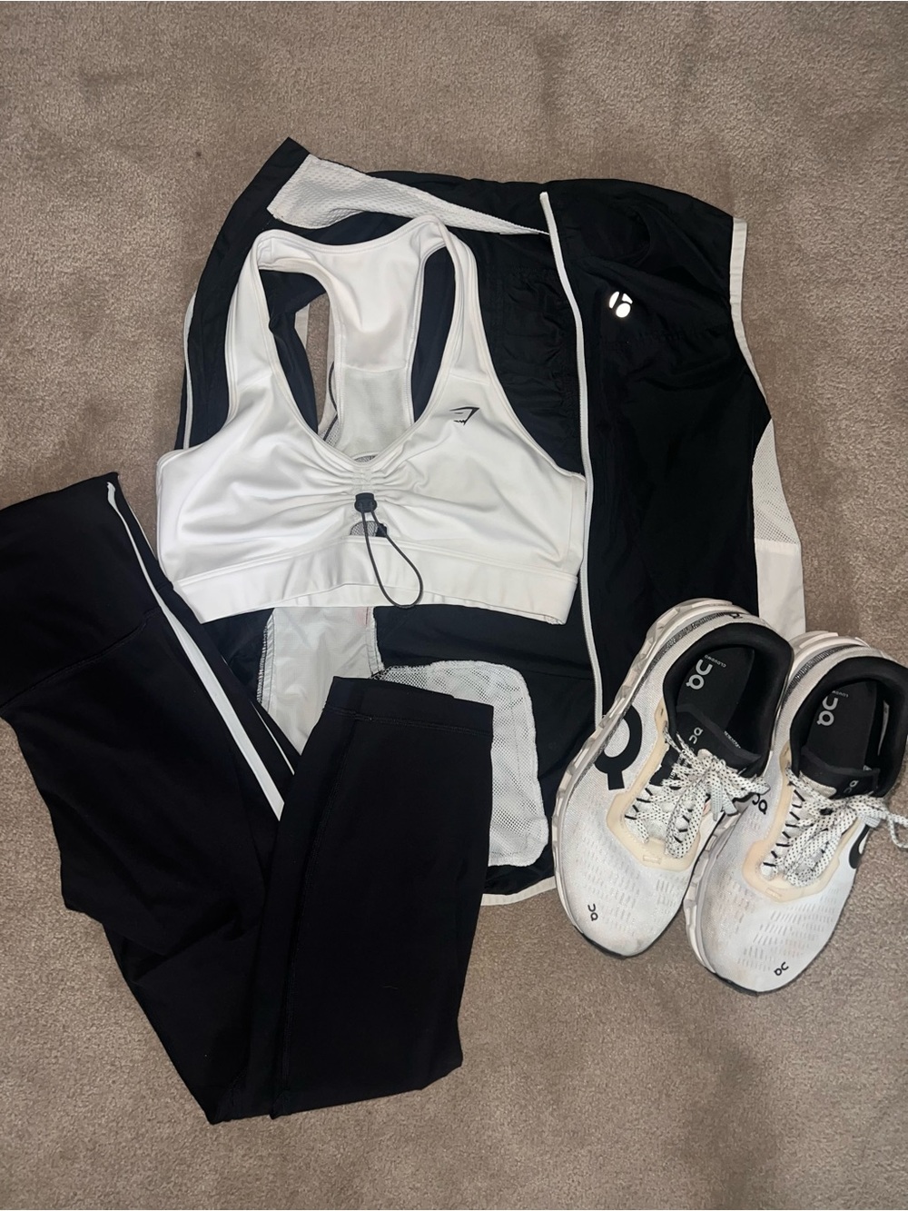 Bontrager Sporty Chic Black White Zip Vest S